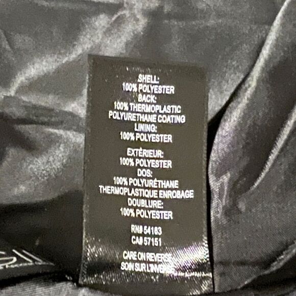 Kenneth Cole Single-Breasted Anorak Coat Black 17OMW234 Womens Large NWT - Picture 7 of 8